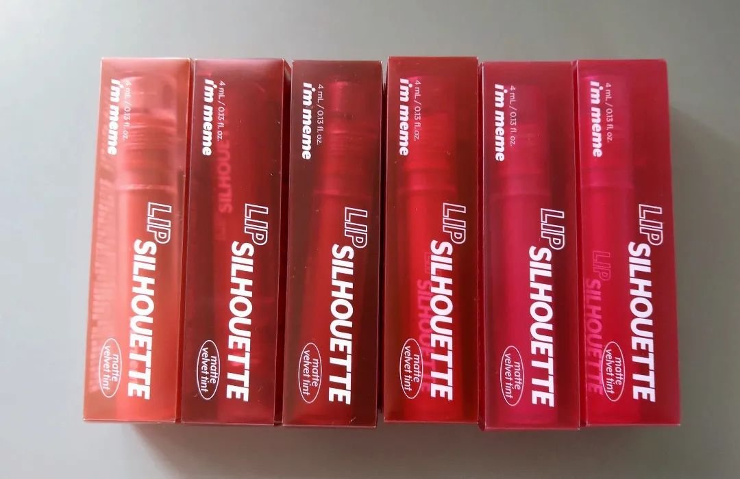 リップシルエットマットベルベットティント/i’m meme/リップティントを使ったクチコミ（1枚目）