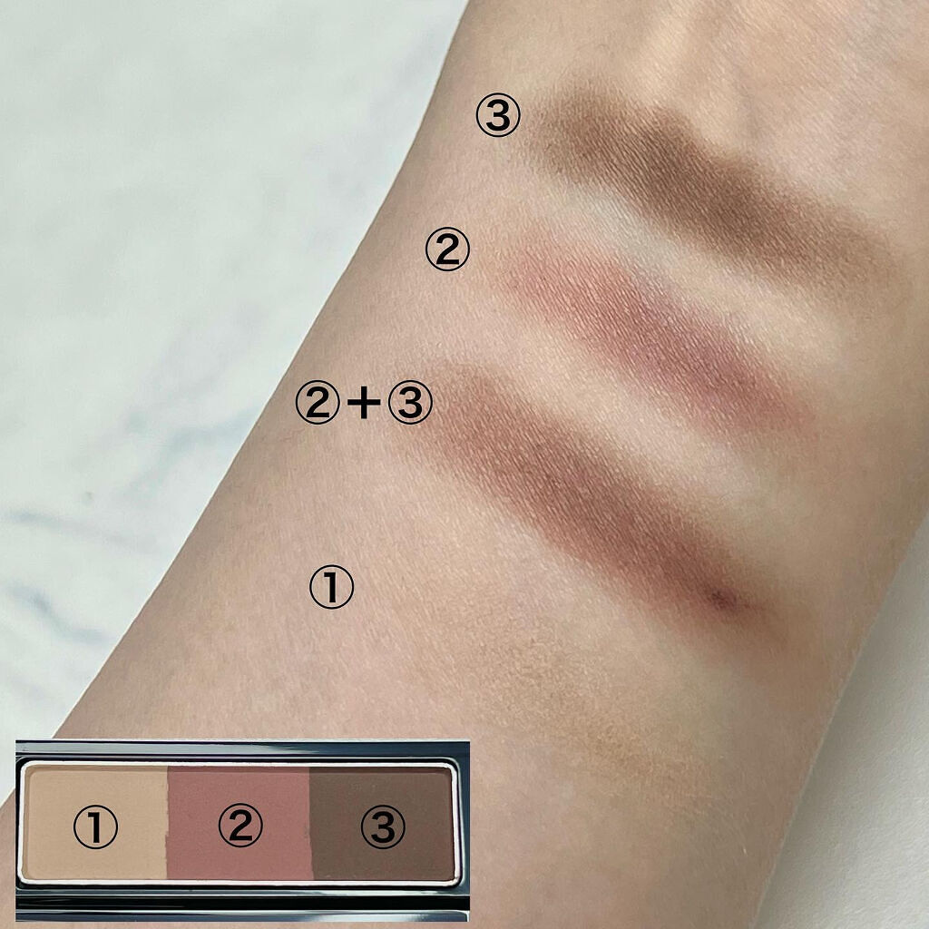 ケイト デザイニングアイブロウ3D/KATE/パウダーアイブロウを使ったクチコミ（2枚目）