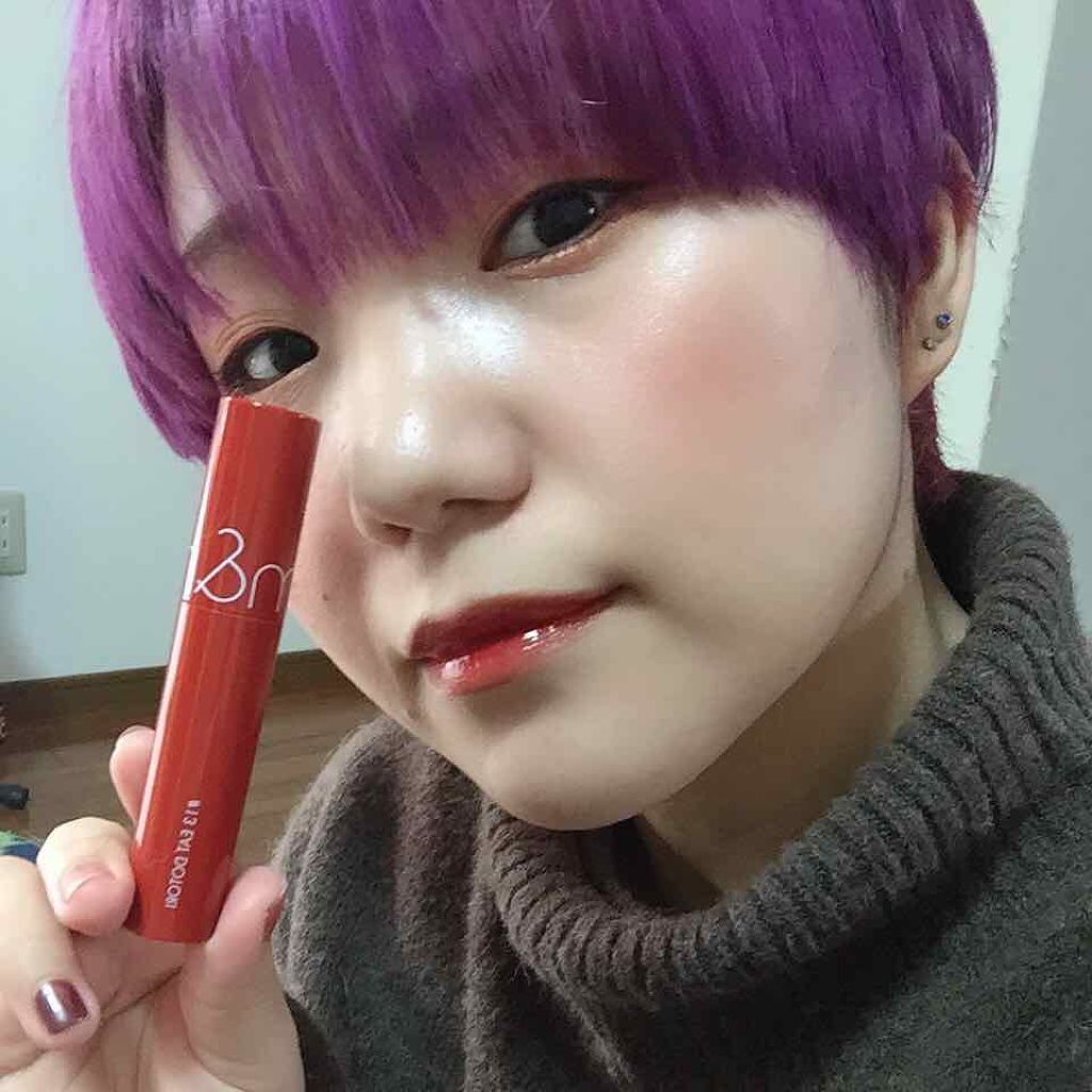 ジューシーラスティングティント/rom&nd/リップティントを使ったクチコミ(4枚目)