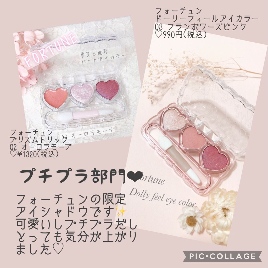 プリズムトリック/フォーチュン/アイシャドウパレットを使ったクチコミ（2枚目）