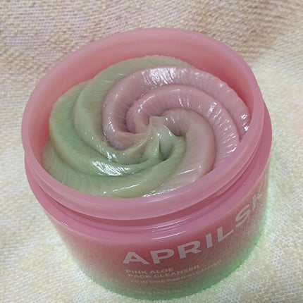 ピンクアロエメレンゲクレンザー/APRILSKIN/その他洗顔料を使ったクチコミ(4枚目)