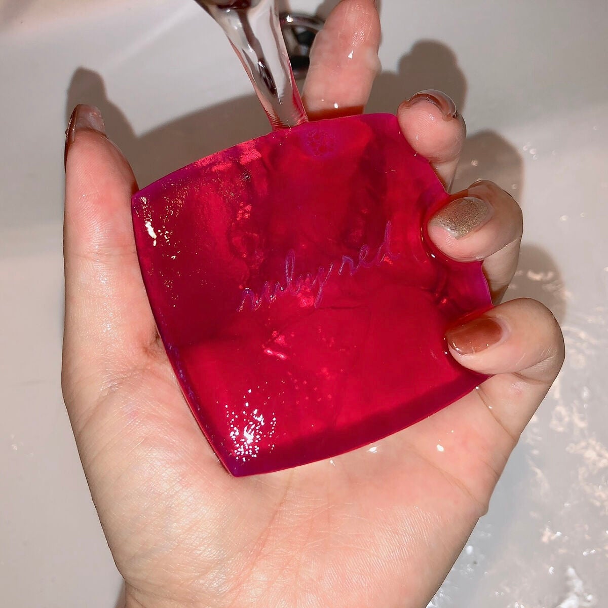 ホネケーキ(クリスタルパープル)/SHISEIDO/洗顔石鹸を使ったクチコミ(6枚目)