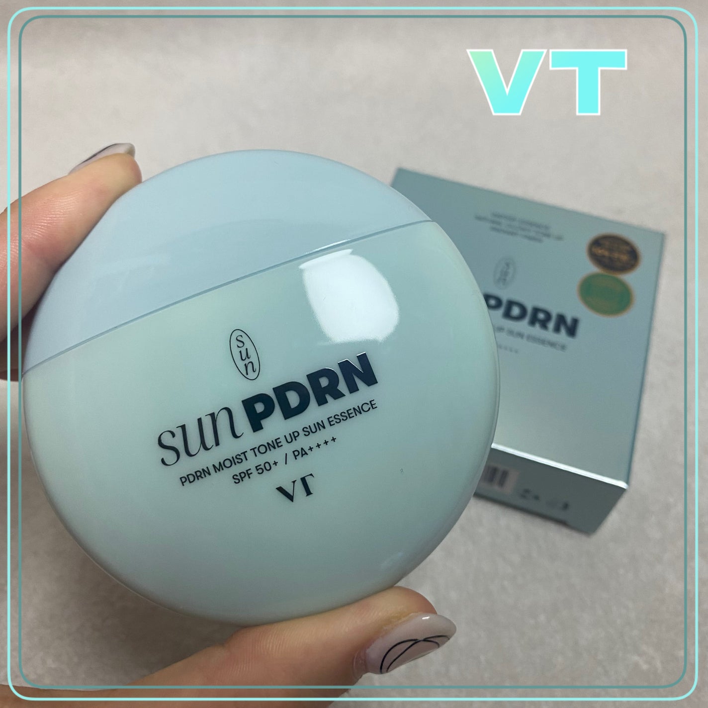 PDRN モイスト トーンアップ サン エッセンス/VT/日焼け止めローションを使ったクチコミ(1枚目)