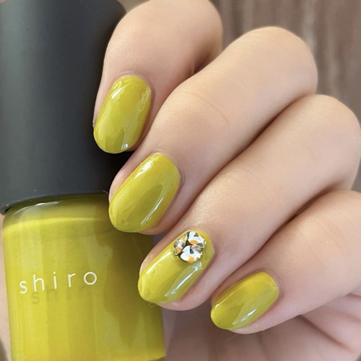 亜麻ネイル/SHIRO/マニキュアを使ったクチコミ（1枚目）