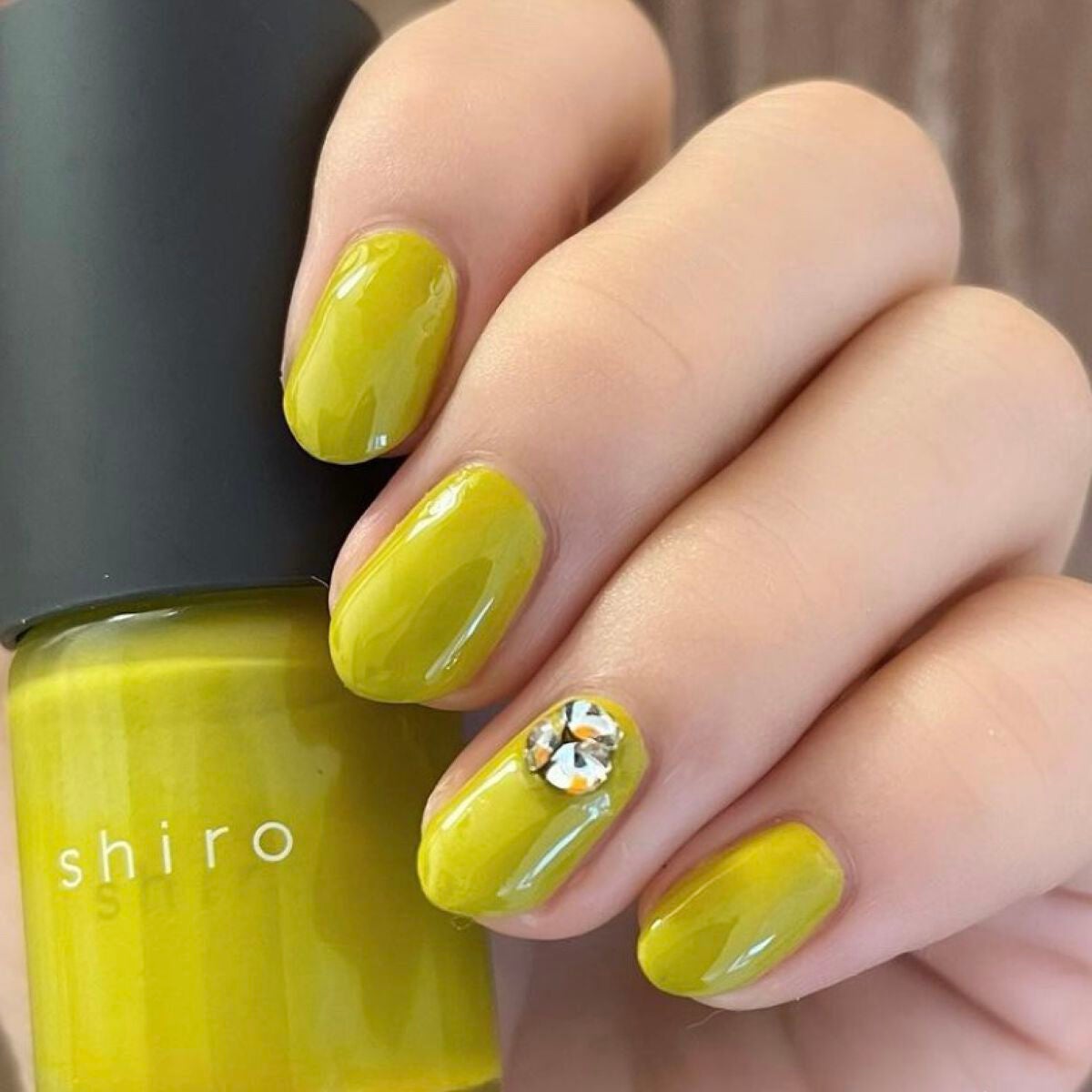 亜麻ネイル/SHIRO/マニキュアを使ったクチコミ(1枚目)