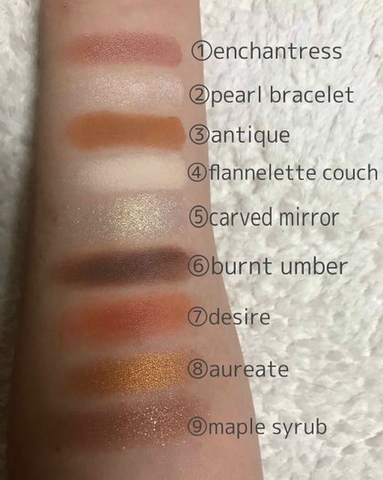 VenusMarble 9色アイシャドウパレット/Venus Marble/アイシャドウパレットを使ったクチコミ(3枚目)