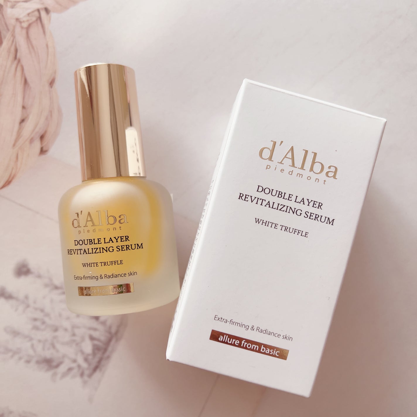 ホワイトトリュフダブルレイヤーリバイタライジングセラム/ダルバ/美容液を使ったクチコミ(1枚目)