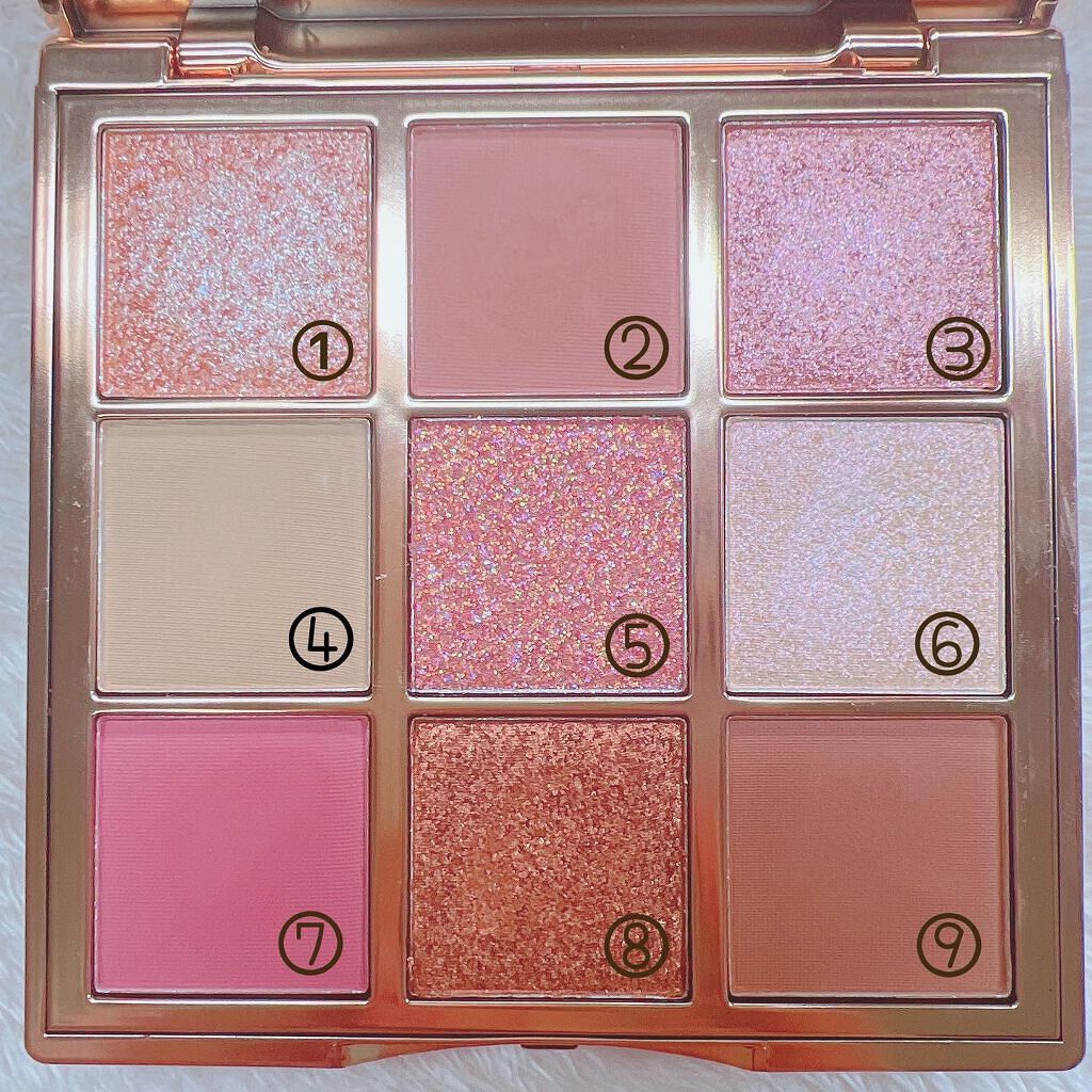 VenusMarble 9色アイシャドウパレット/Venus Marble/アイシャドウパレットを使ったクチコミ(2枚目)