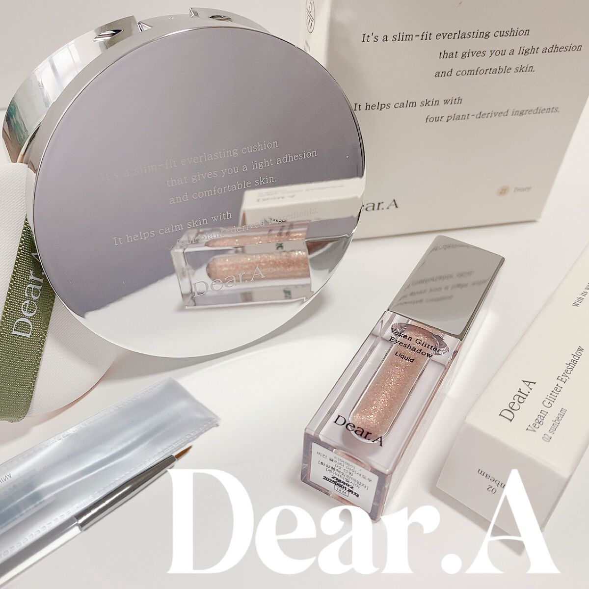 グリッターアイシャドウ/Dear.A/グリッターを使ったクチコミ（1枚目）