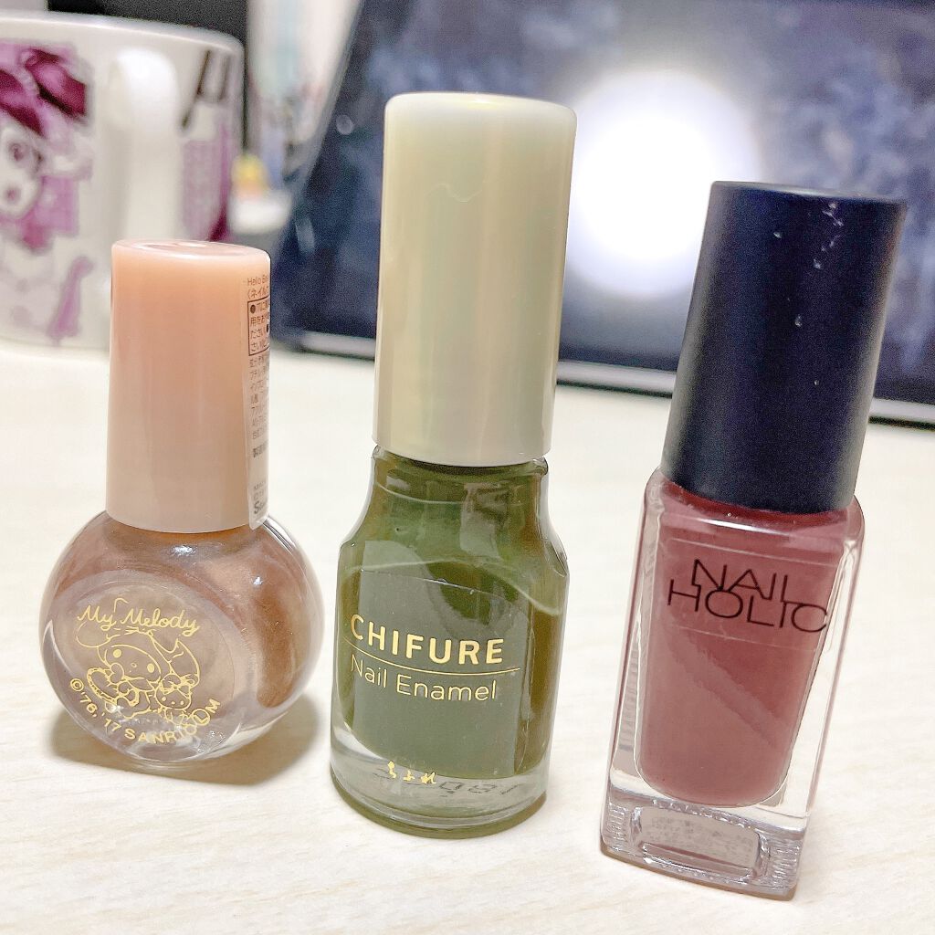 ネイル エナメル/ちふれ/マニキュアを使ったクチコミ（3枚目）