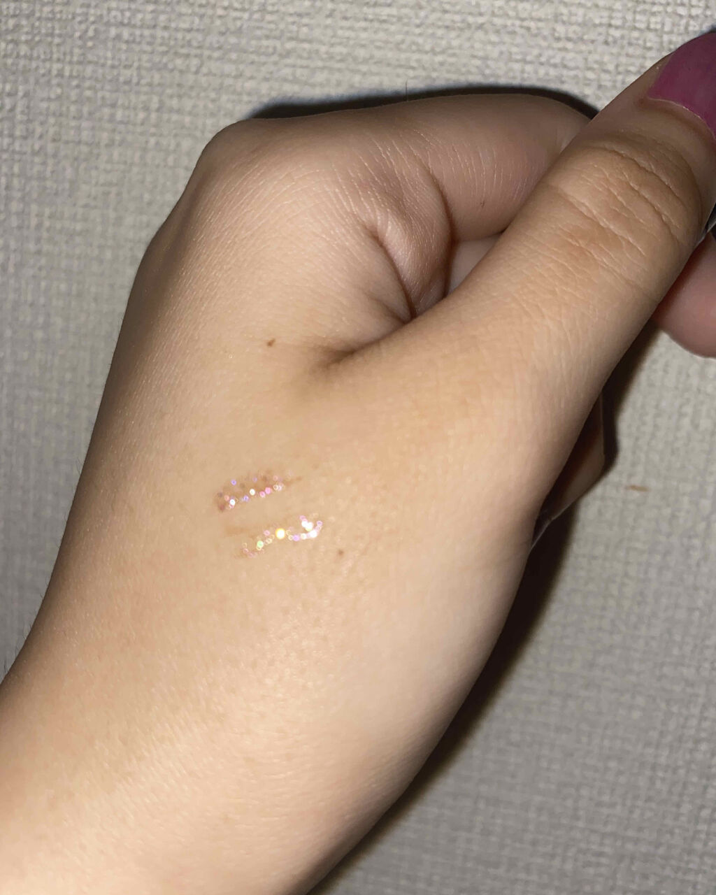 リキッド グリッター シャドウ/rom&nd/グリッターを使ったクチコミ（2枚目）