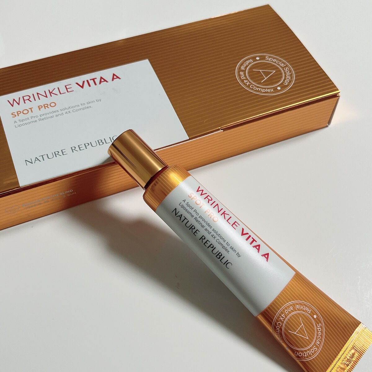 リンクルビタAスポットプロ/ネイチャーリパブリック/美容液を使ったクチコミ(1枚目)