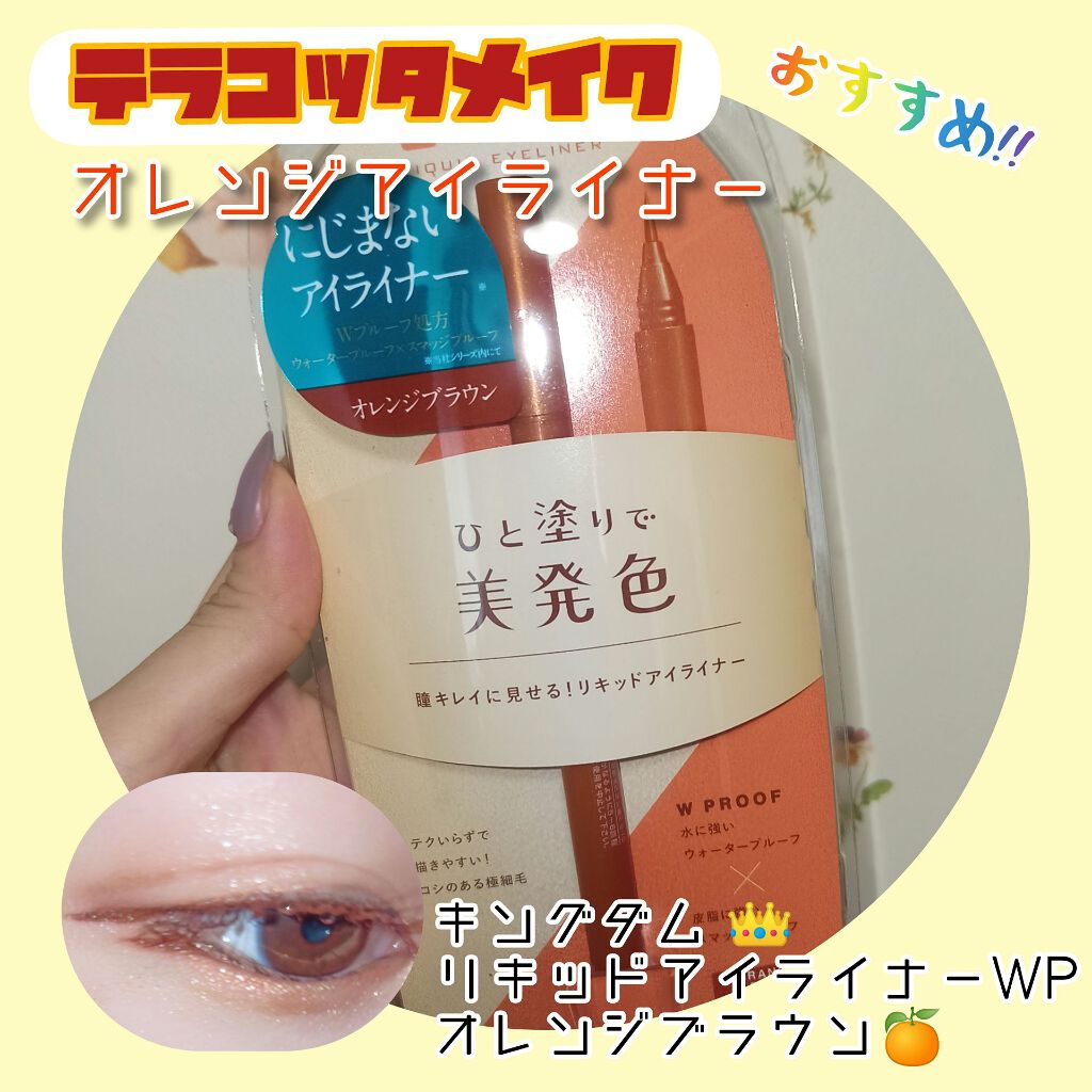 リキッドアイライナーWP /キングダム/リキッドアイライナーを使ったクチコミ(1枚目)