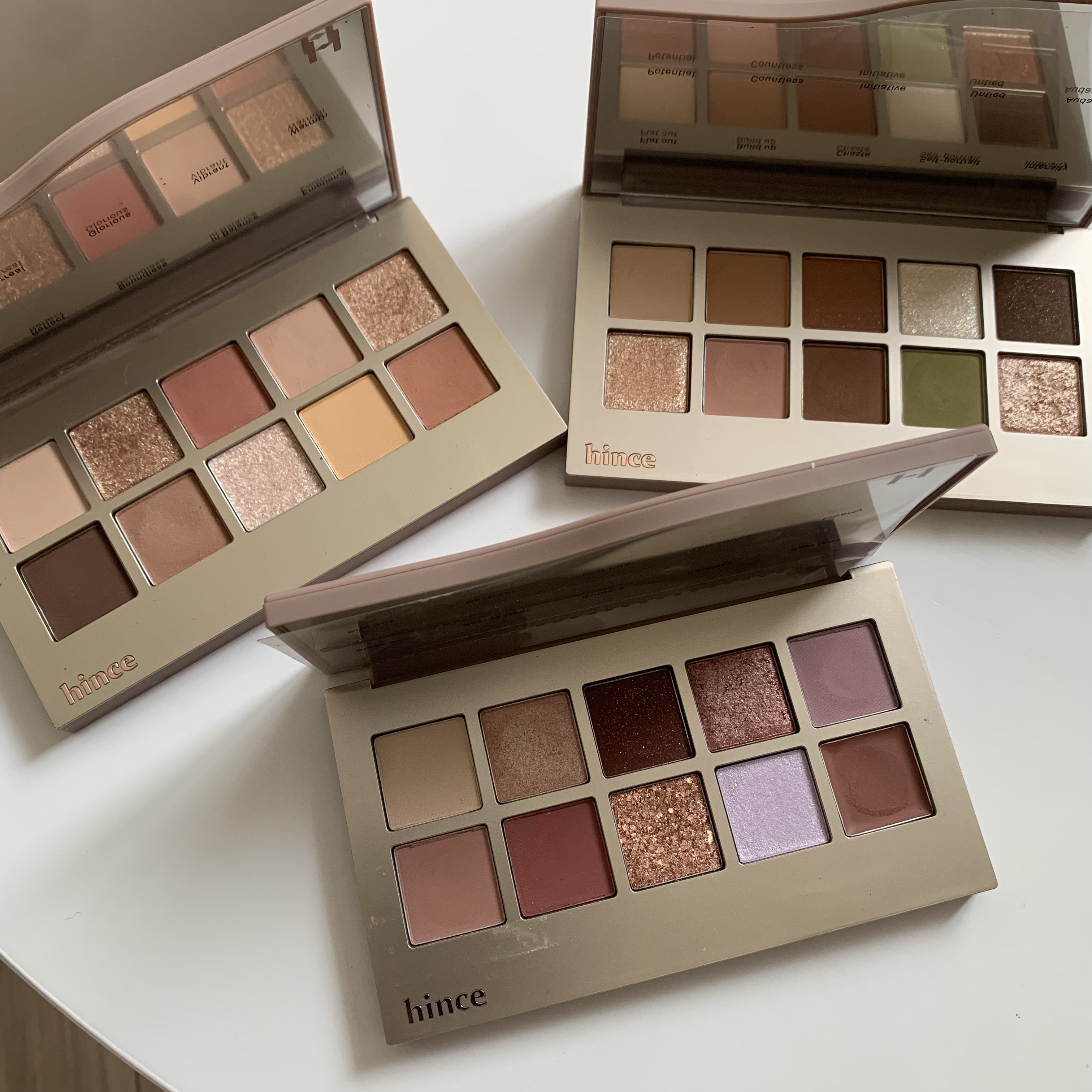 ニューデップスアイシャドウパレット/hince/アイシャドウパレットを使ったクチコミ（1枚目）