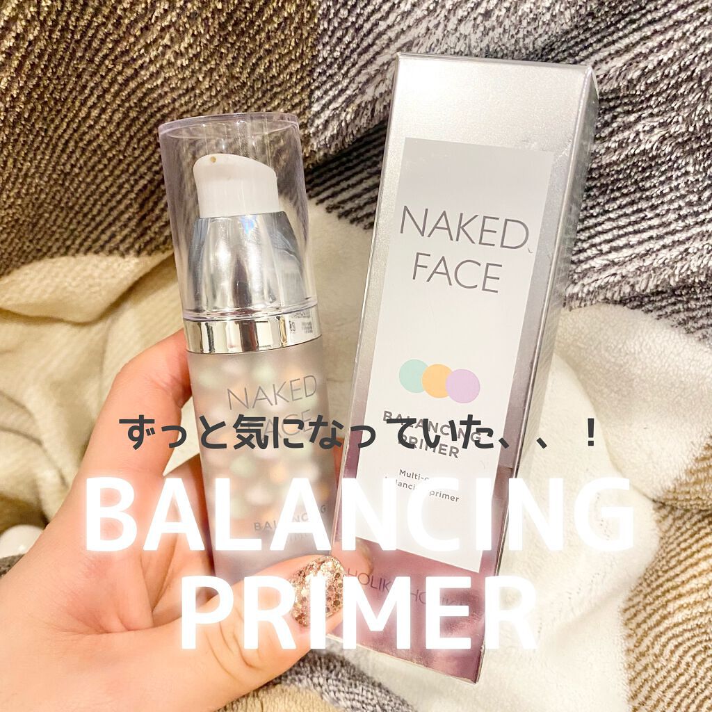 HOLIKA HOLIKA BALANCING PRIMERのクチコミ「韓国のコスメが売ってるお店で見つけたプライマー🤍

お友達におすすめされ購入してみましたっ♪
.....」（1枚目）