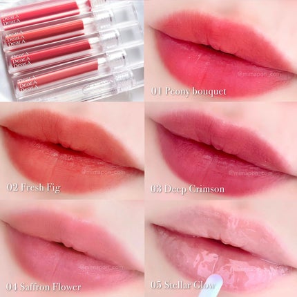 シアーベルベットティント/Dear.A/リップティントを使ったクチコミ(4枚目)