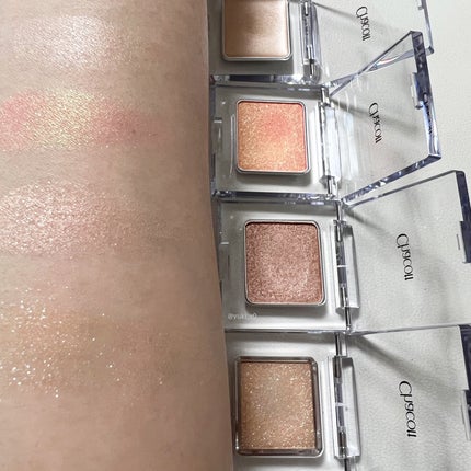 マルチカラーバリエーション トゥインクル/チャコット・コスメティクス/単色アイシャドウを使ったクチコミ(5枚目)