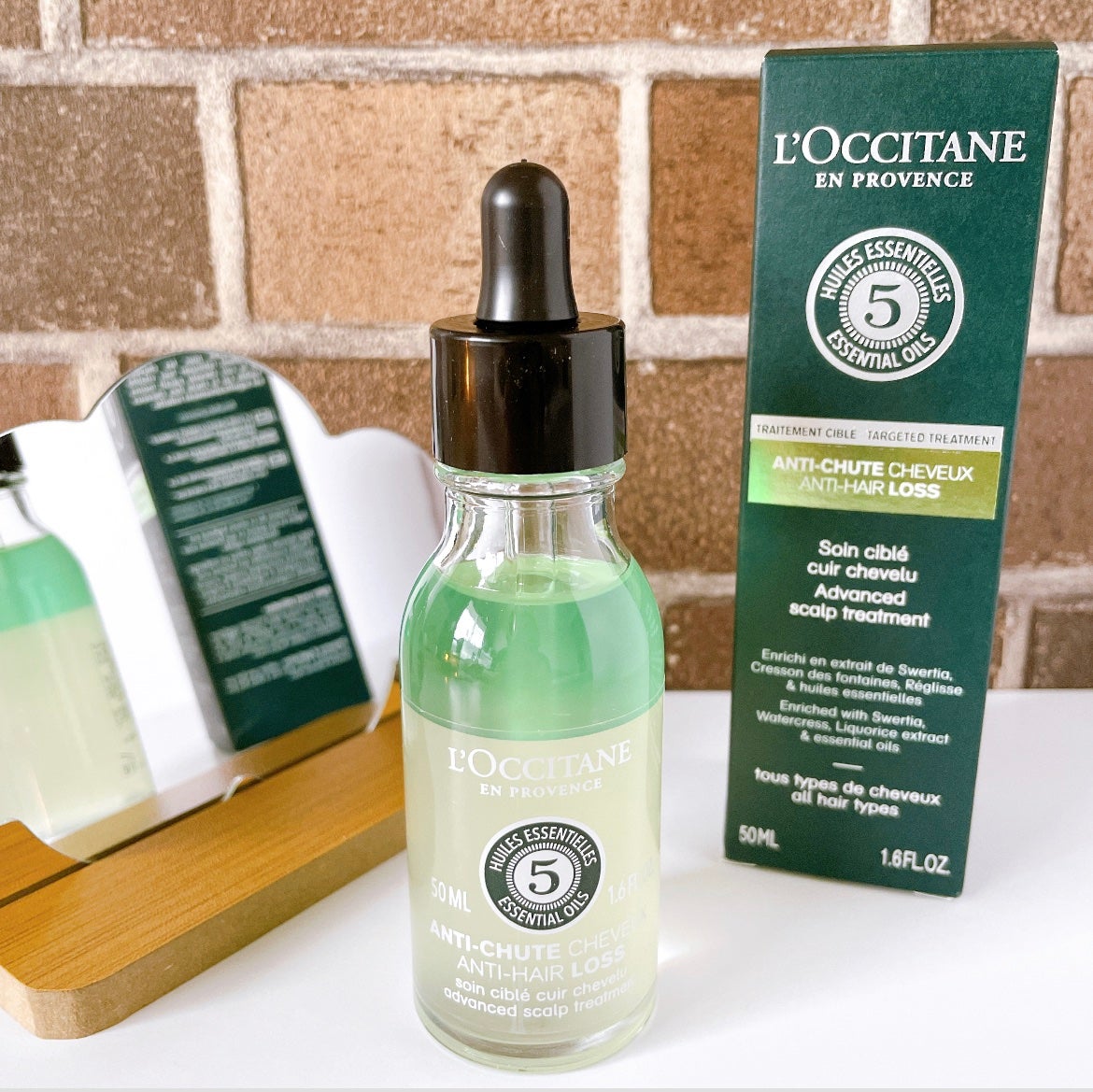 薬用 メディカル アンチヘアロスセラム/L'OCCITANE/頭皮ローションを使ったクチコミ(5枚目)