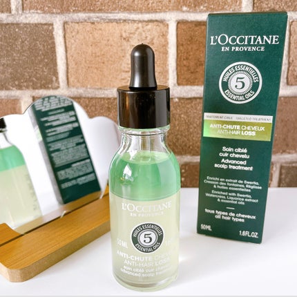 薬用 メディカル アンチヘアロスセラム/L'OCCITANE/頭皮ローションを使ったクチコミ(5枚目)