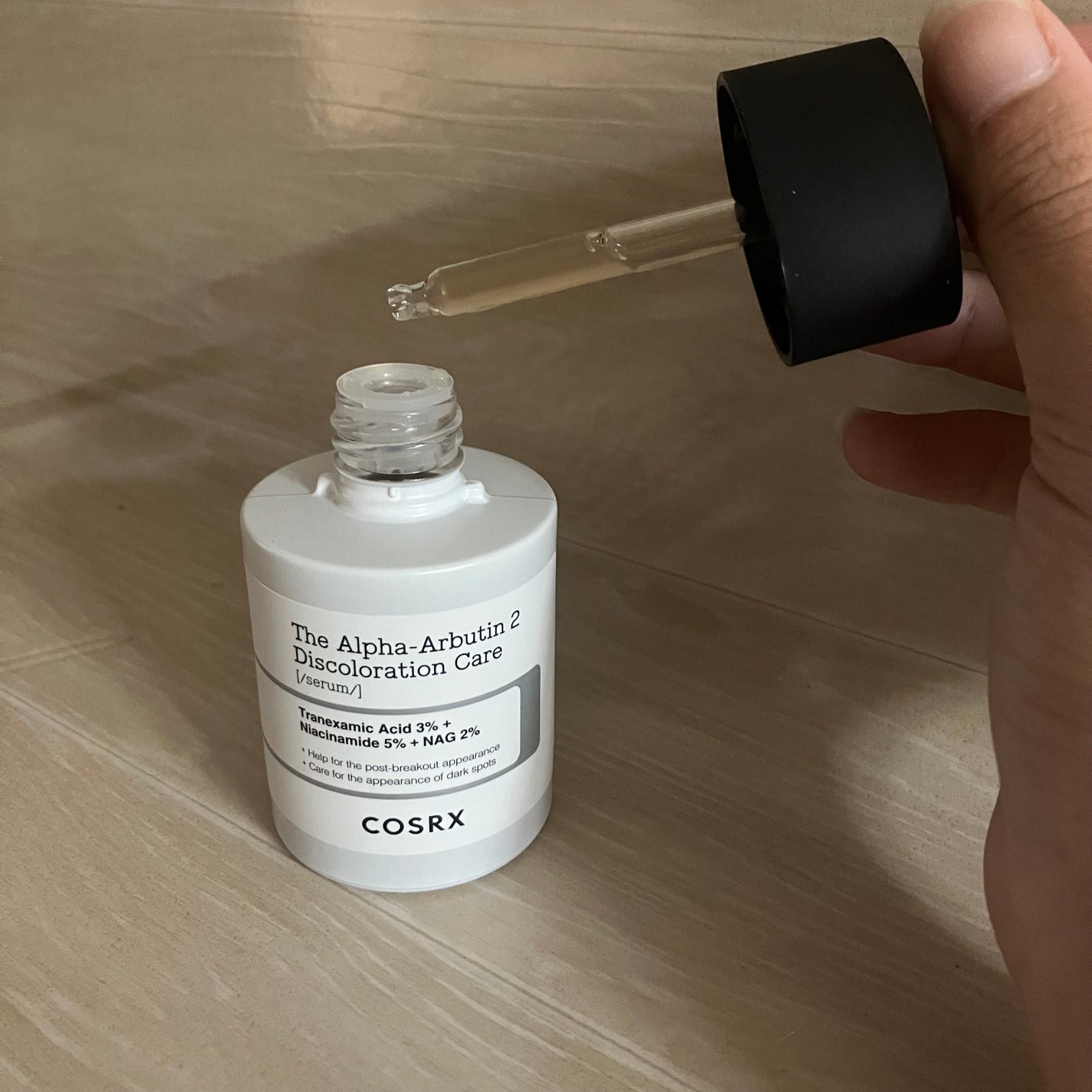 RXザ・アルファアルブチン2 ニキビ跡ケアセラム/COSRX/美容液を使ったクチコミ(2枚目)
