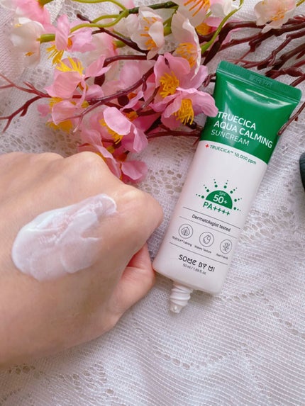 TRUECICA アクアカーミング日焼け止め/SOME BY MI/日焼け止めクリームを使ったクチコミ(4枚目)