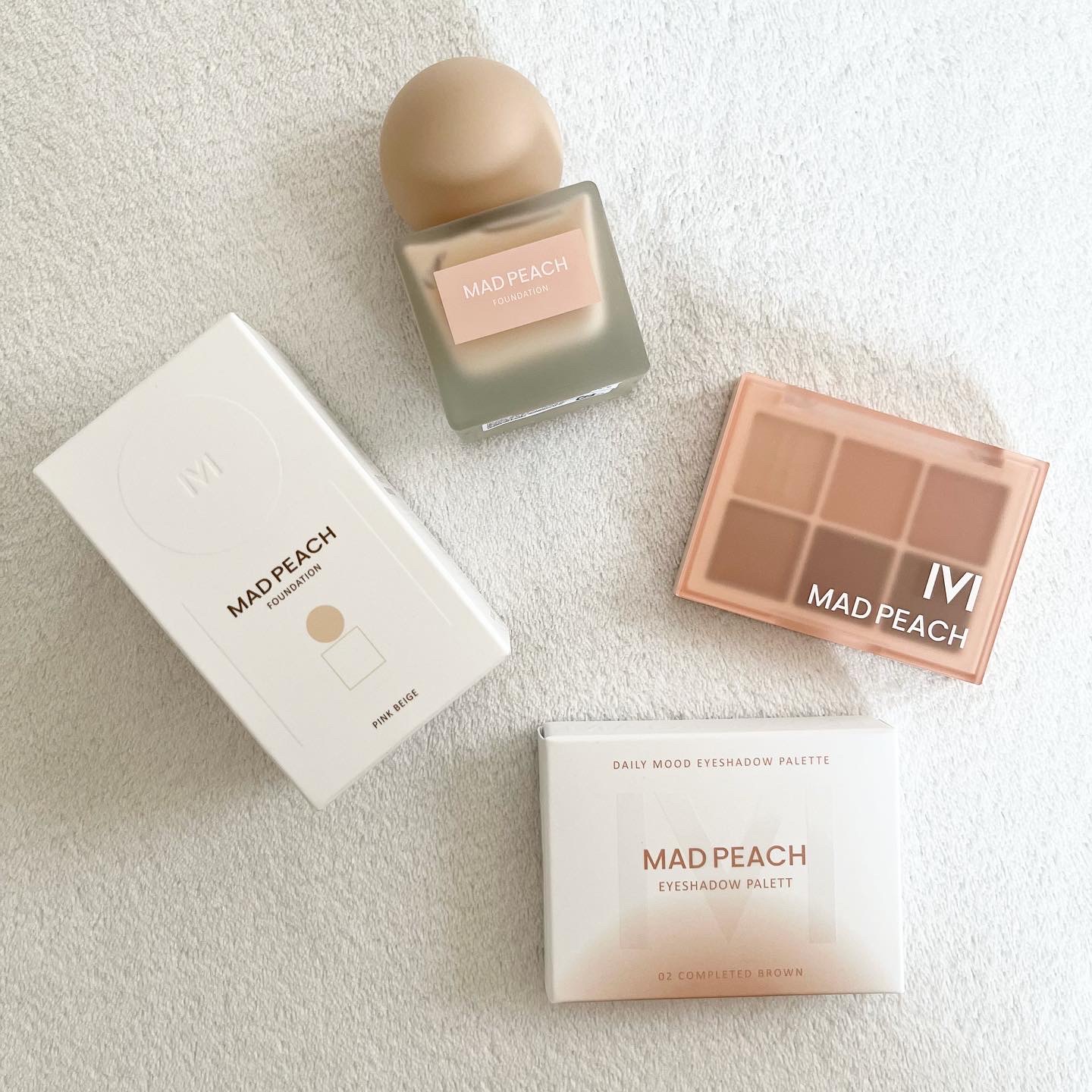 デイリームードアイシャドウパレット 02 COMPLETED BROWN/MAD PEACH/アイシャドウパレットを使ったクチコミ（1枚目）