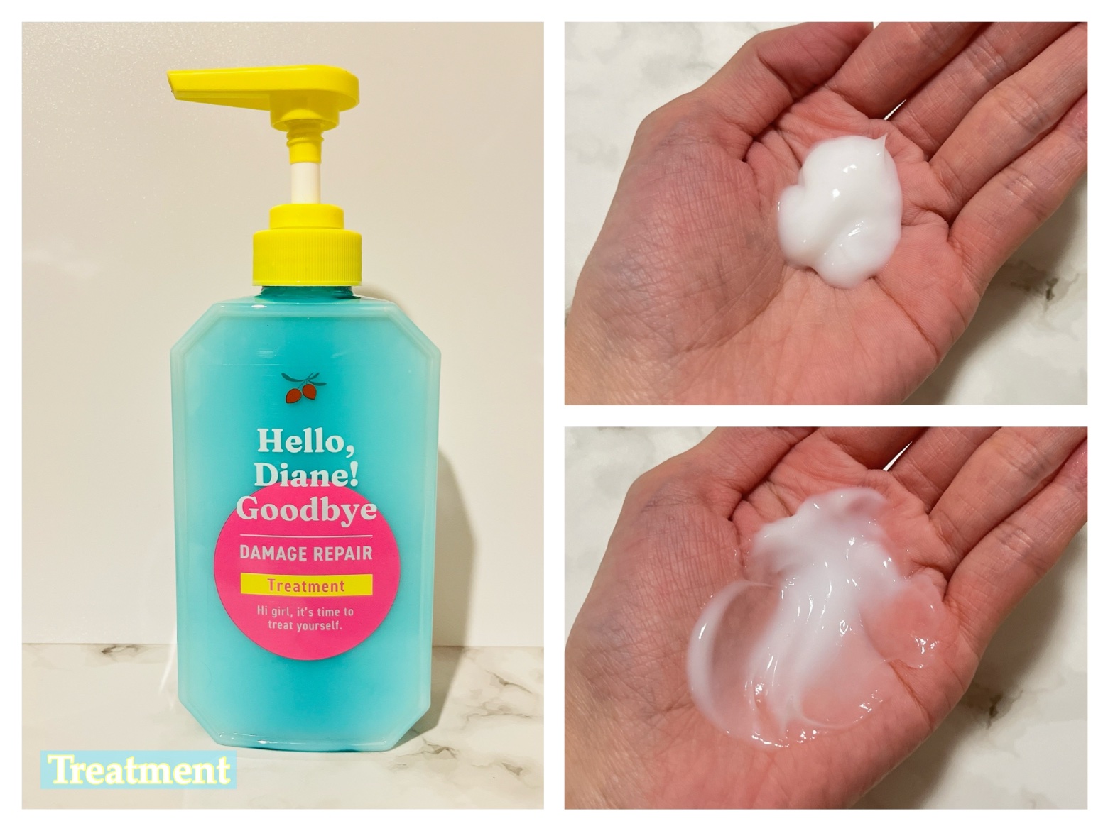 ハローダイアン グッバイ ダメージ補修ヘアミルク/ダイアン/ヘアミルクを使ったクチコミ（3枚目）