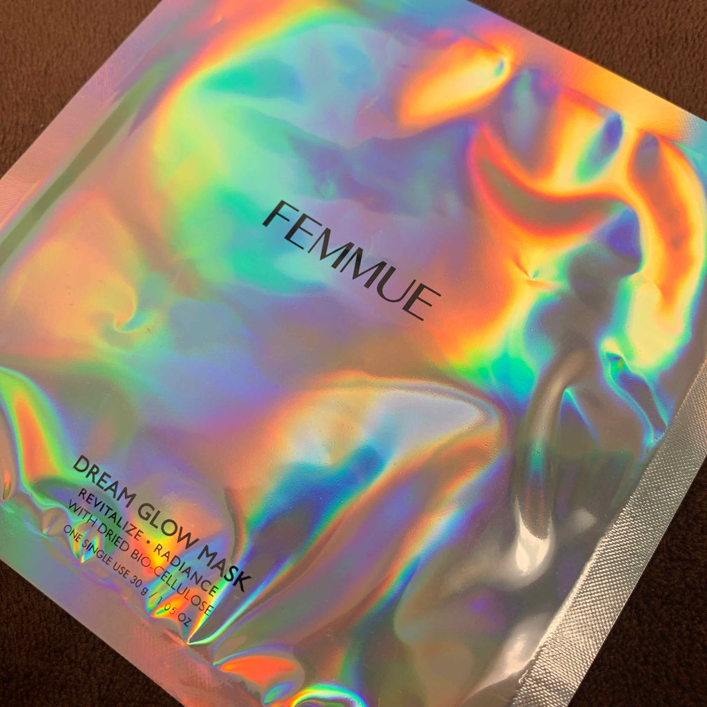 ドリームグロウマスク RR（透明感・キメ）/FEMMUE/シートマスク・パックを使ったクチコミ（2枚目）