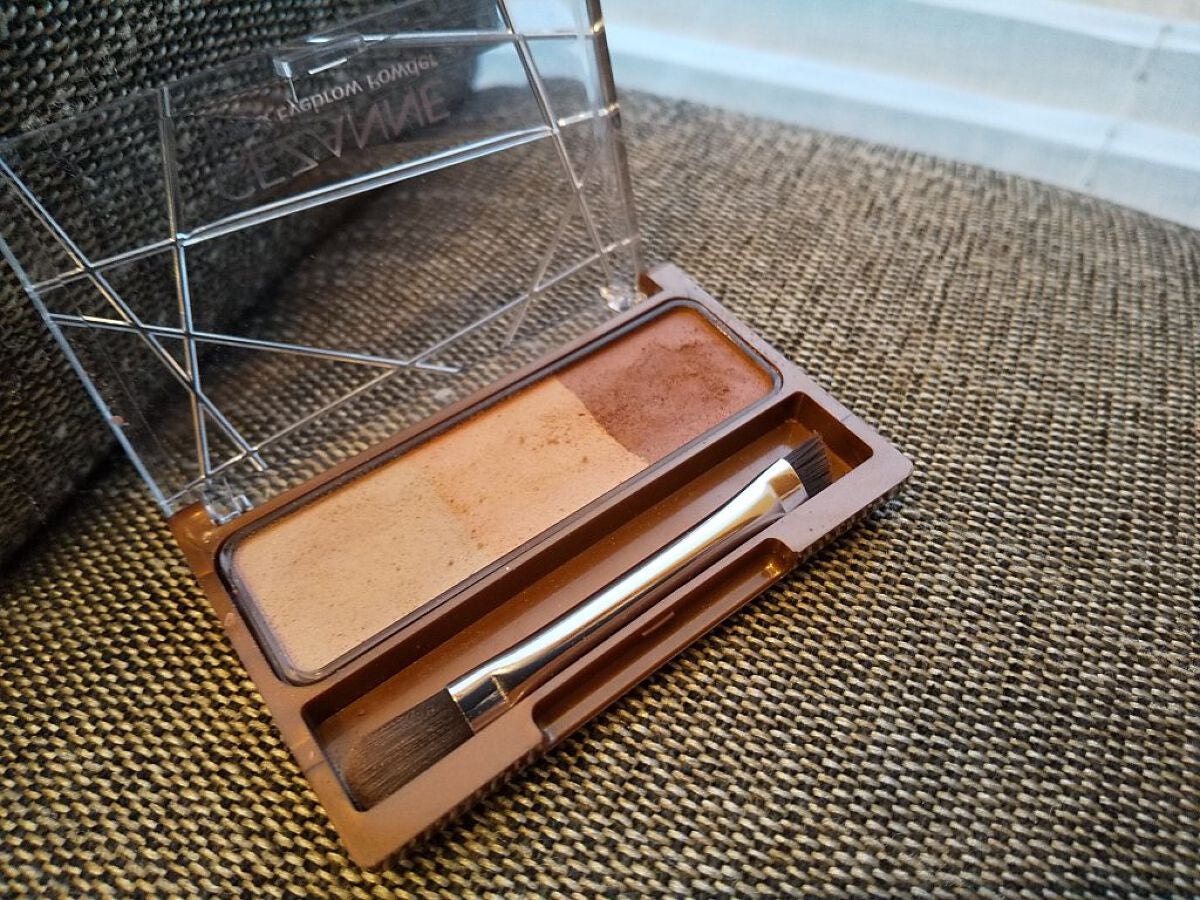 ノーズ&アイブロウパウダー/CEZANNE/パウダーアイブロウを使ったクチコミ(2枚目)