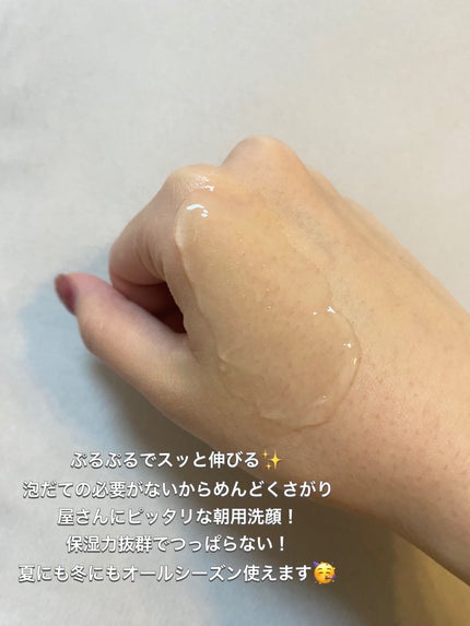 ラゴム ジェルトゥウォーター クレンザー(朝用洗顔)/LAGOM /その他洗顔料を使ったクチコミ(2枚目)