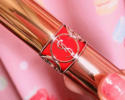 ルージュ ヴォリュプテ シャイン/YVES SAINT LAURENT BEAUTE/口紅を使ったクチコミ(1枚目)