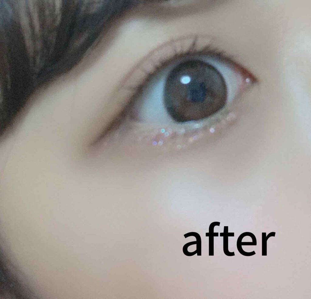 グリッターライナー/b idol/グリッターを使ったクチコミ（2枚目）