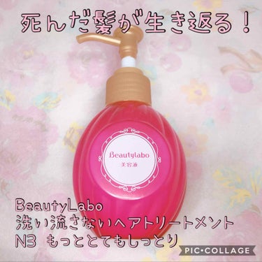 死んだ髪さえ生き返る\❤︎/最強ヘアミルク

beautylabo
洗い流さないトリートメント
N3 もっととてもしっとり


私はまぁ剛毛のくせ毛のパサパサ髪で
天使の輪なんておとぎ話でしょ(  ˙-