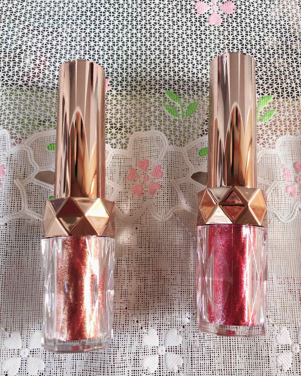 パウダリーグリッターアイシャドウリップ/xixi/アイシャドウパレットを使ったクチコミ（1枚目）