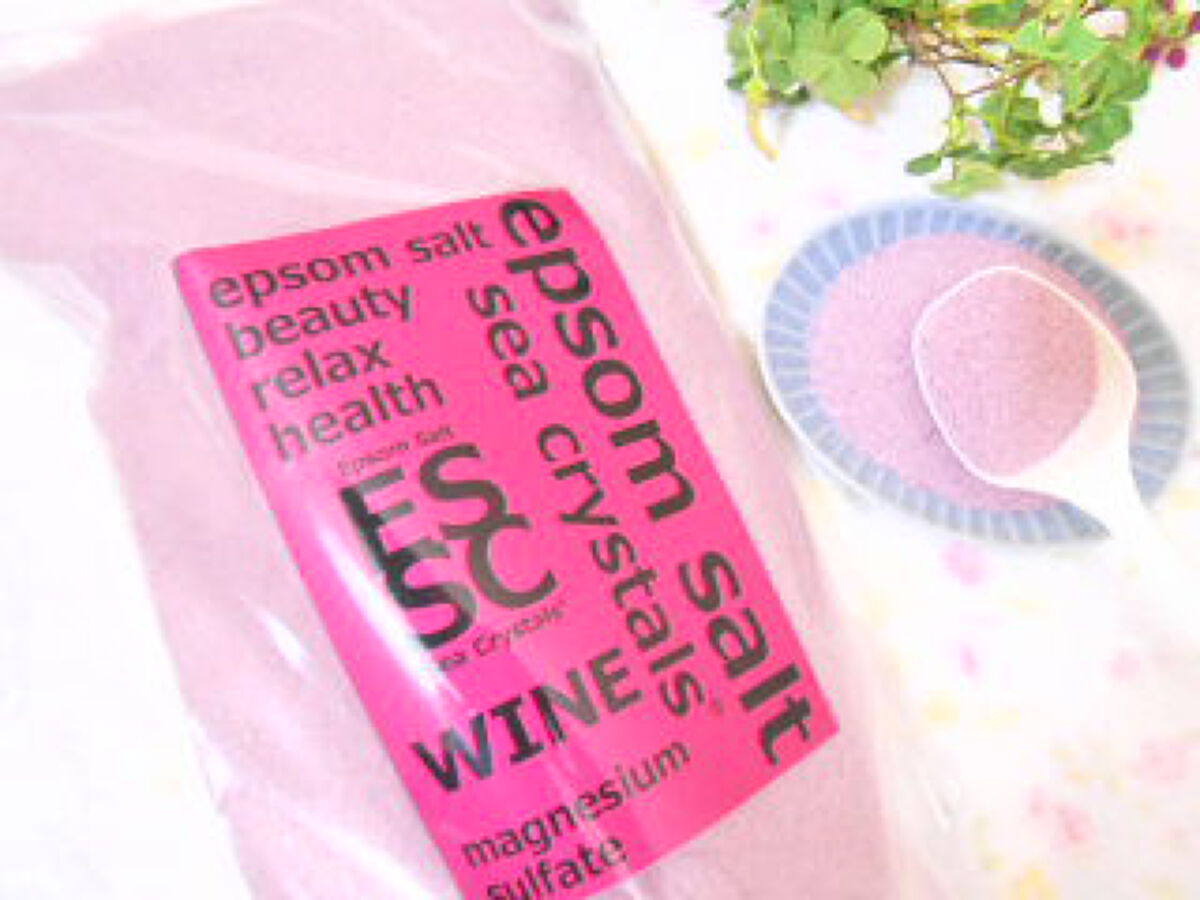 シークリスタルス エプソムソルト 赤ワイン/sea crystals/無機塩系入浴剤を使ったクチコミ（3枚目）