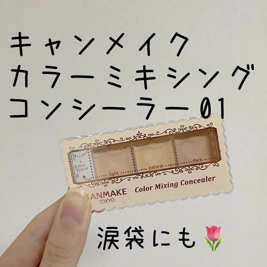 カラーミキシングコンシーラー/キャンメイク/パレットコンシーラーを使ったクチコミ（1枚目）