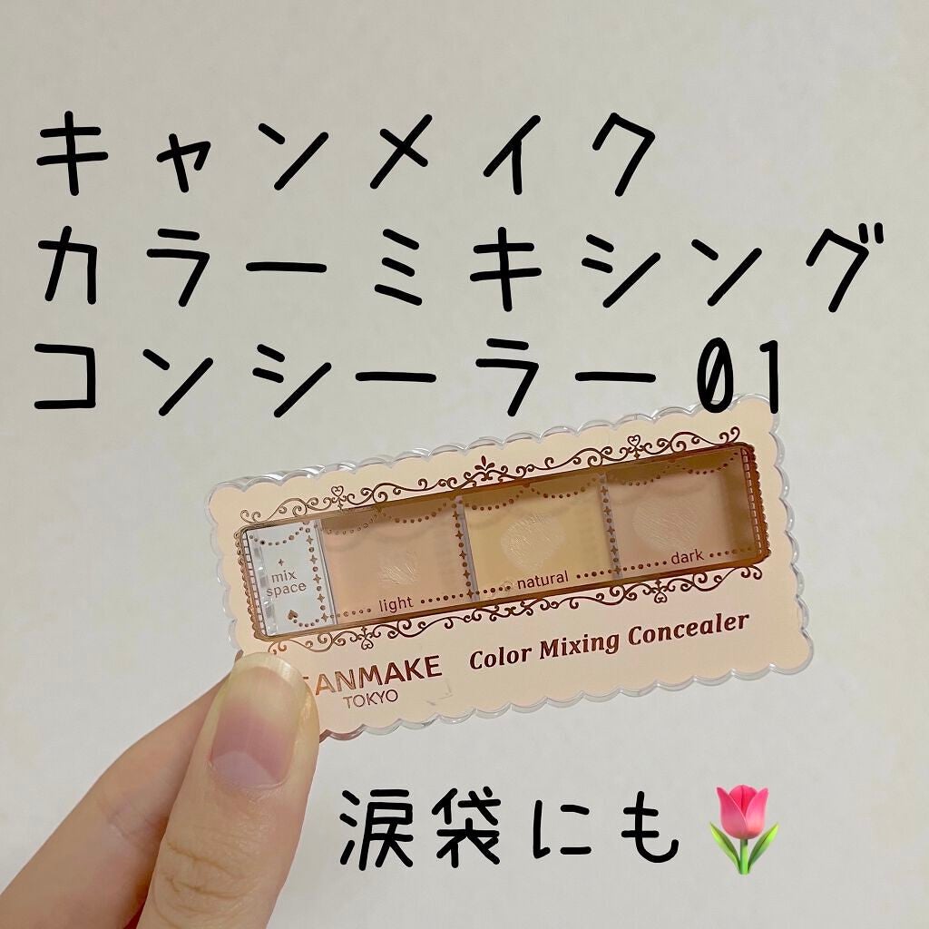 カラーミキシングコンシーラー/キャンメイク/パレットコンシーラーを使ったクチコミ(1枚目)