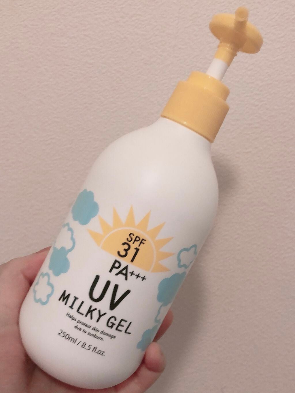 UV ミルキージェル/プライムビューティー/日焼け止めジェルを使ったクチコミ(1枚目)