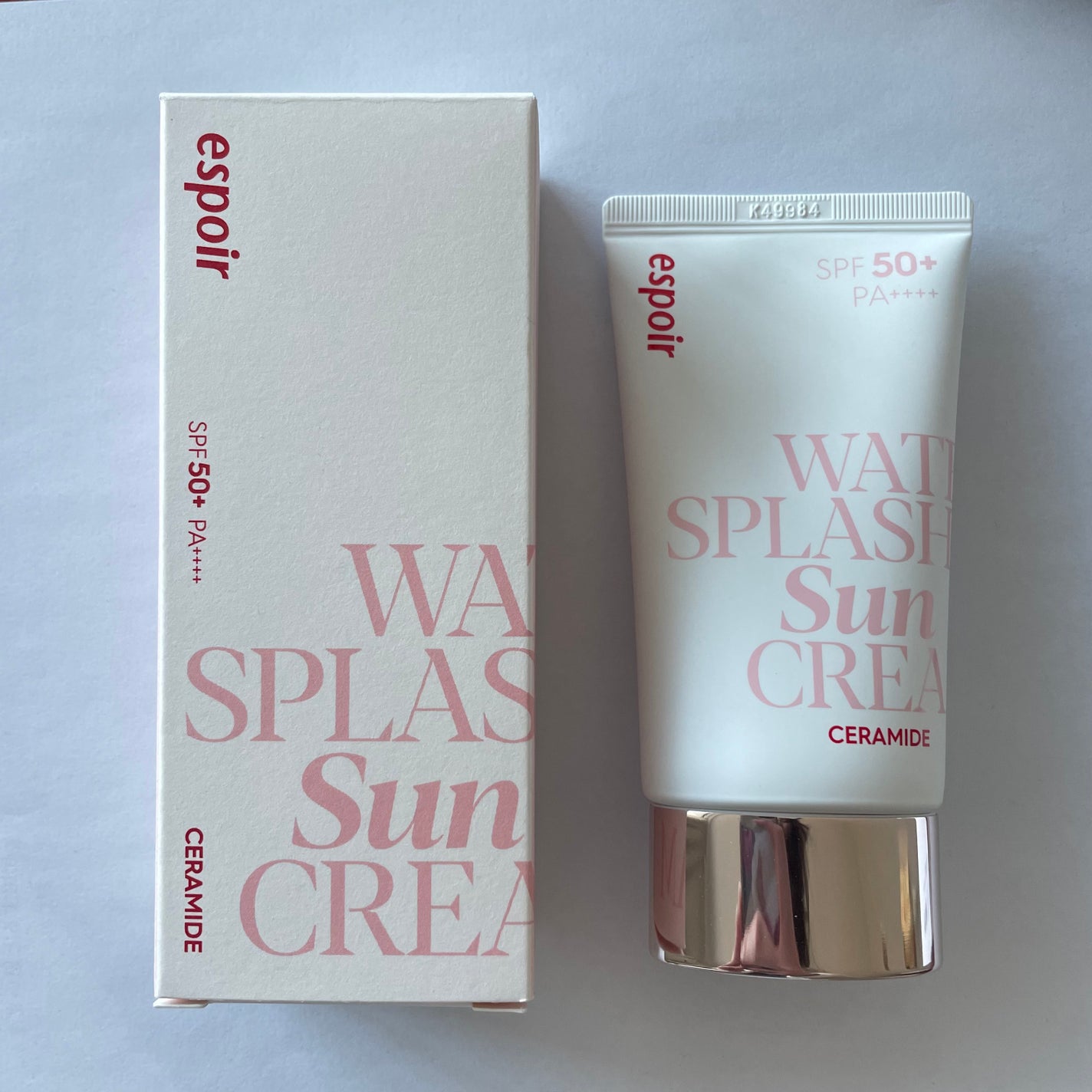 ウォータースプラッシュサンクリーム セラミド/espoir/日焼け止めクリームを使ったクチコミ(2枚目)