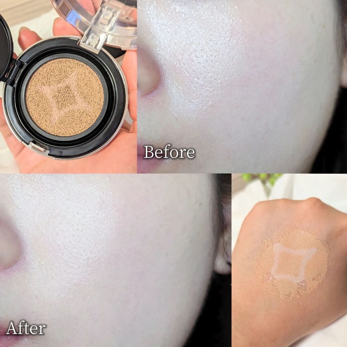 マデカグロウベールカバークッション/センテリアン24/クッションファンデーションを使ったクチコミ(4枚目)