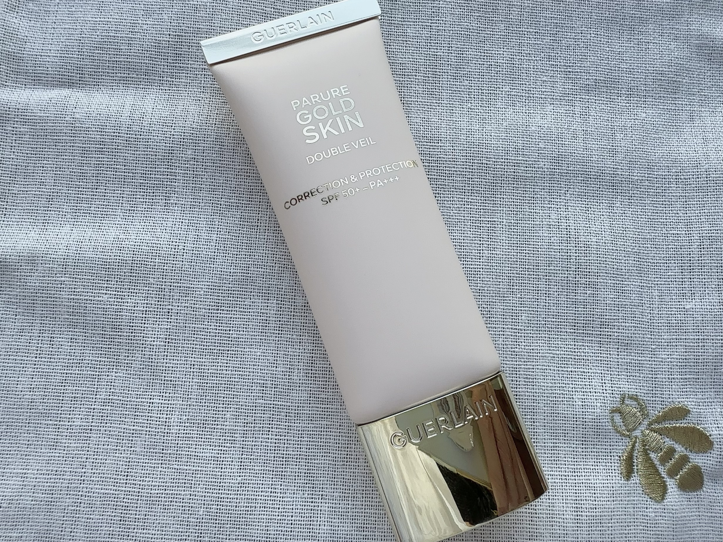 パリュール ゴールド スキン ダブル ヴェール プライマー/GUERLAIN/化粧下地を使ったクチコミ（1枚目）