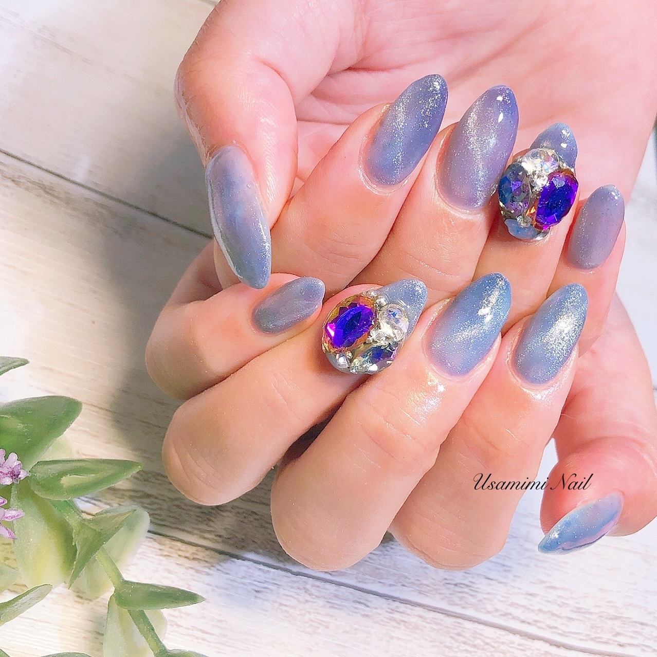 #煌めく冬ネイル,#ちゅるんネイル,#カラフルネイル,#オーロラネイルのネイルデザイン