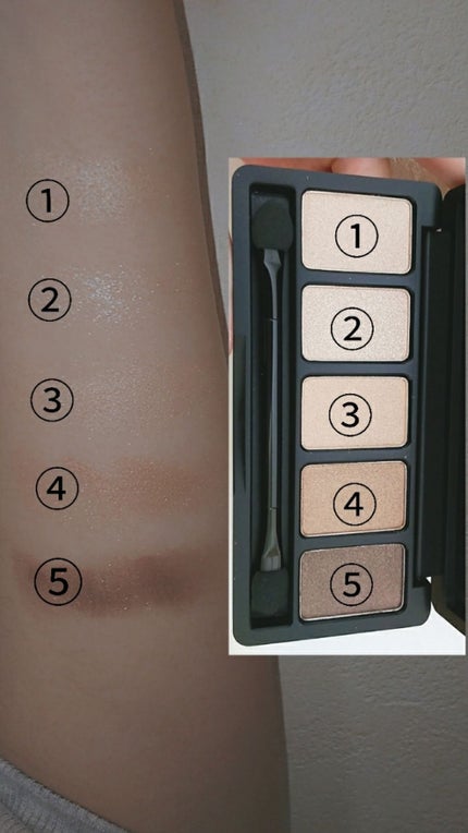 アイシャドウパレット/ドド/アイシャドウパレットを使ったクチコミ(3枚目)