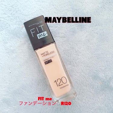 フィットミー リキッドファンデーション R/MAYBELLINE NEW YORK/リキッドファンデーションを使ったクチコミ（1枚目）