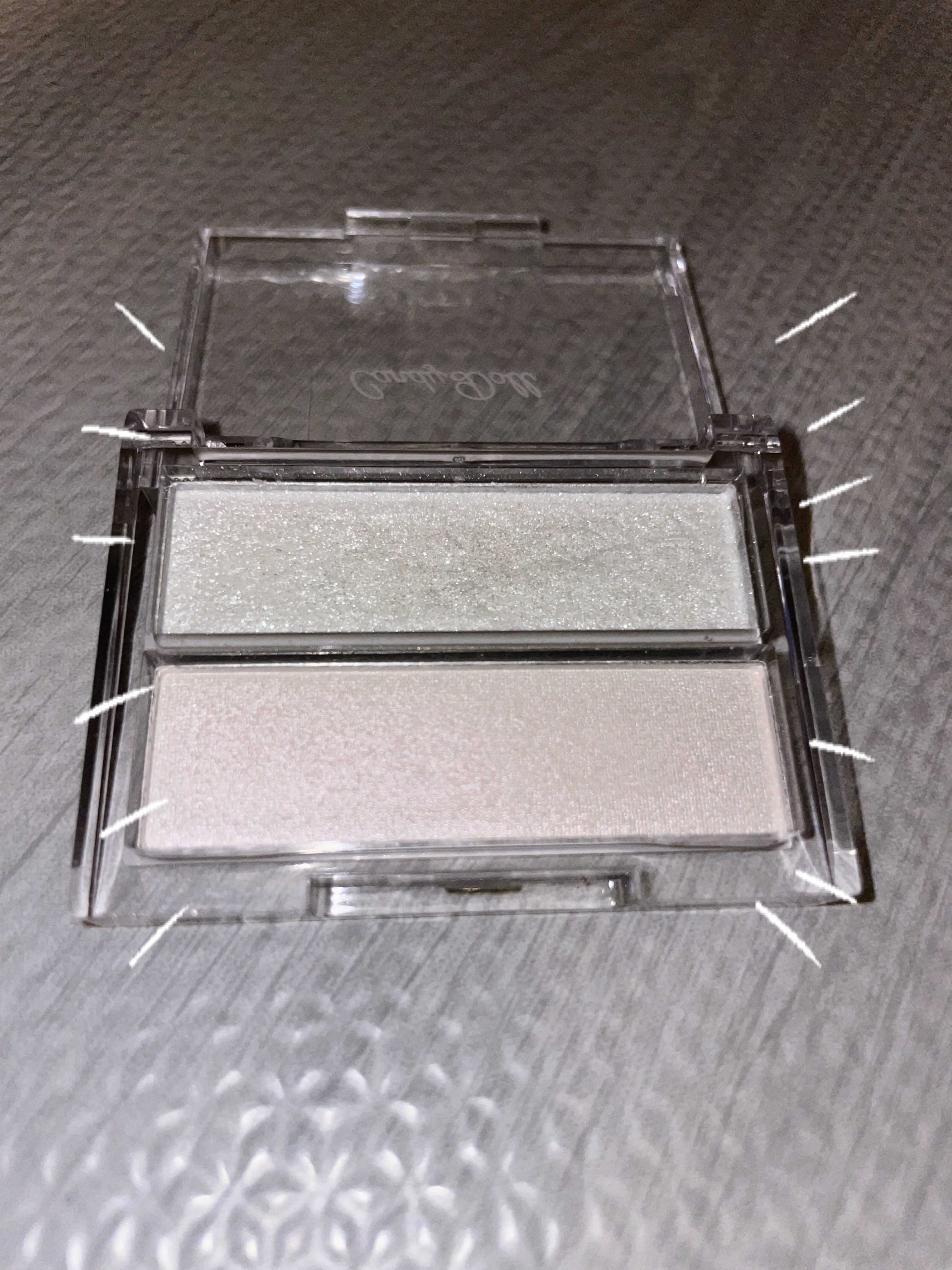 ハイライトパレット/CandyDoll/パウダーハイライトを使ったクチコミ（1枚目）