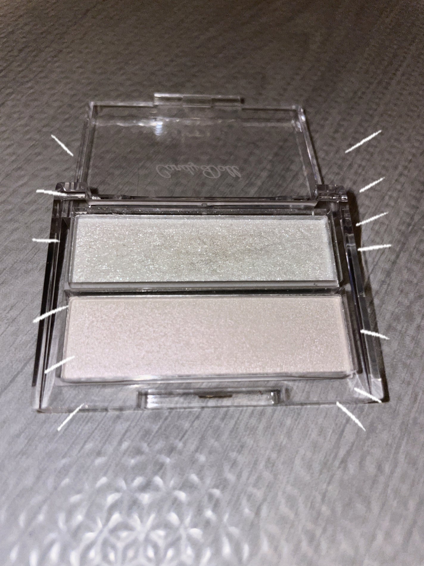 ハイライトパレット/CandyDoll/パウダーハイライトを使ったクチコミ(1枚目)