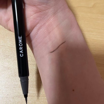 リキッドアイライナー/CAROME./リキッドアイライナーを使ったクチコミ(1枚目)
