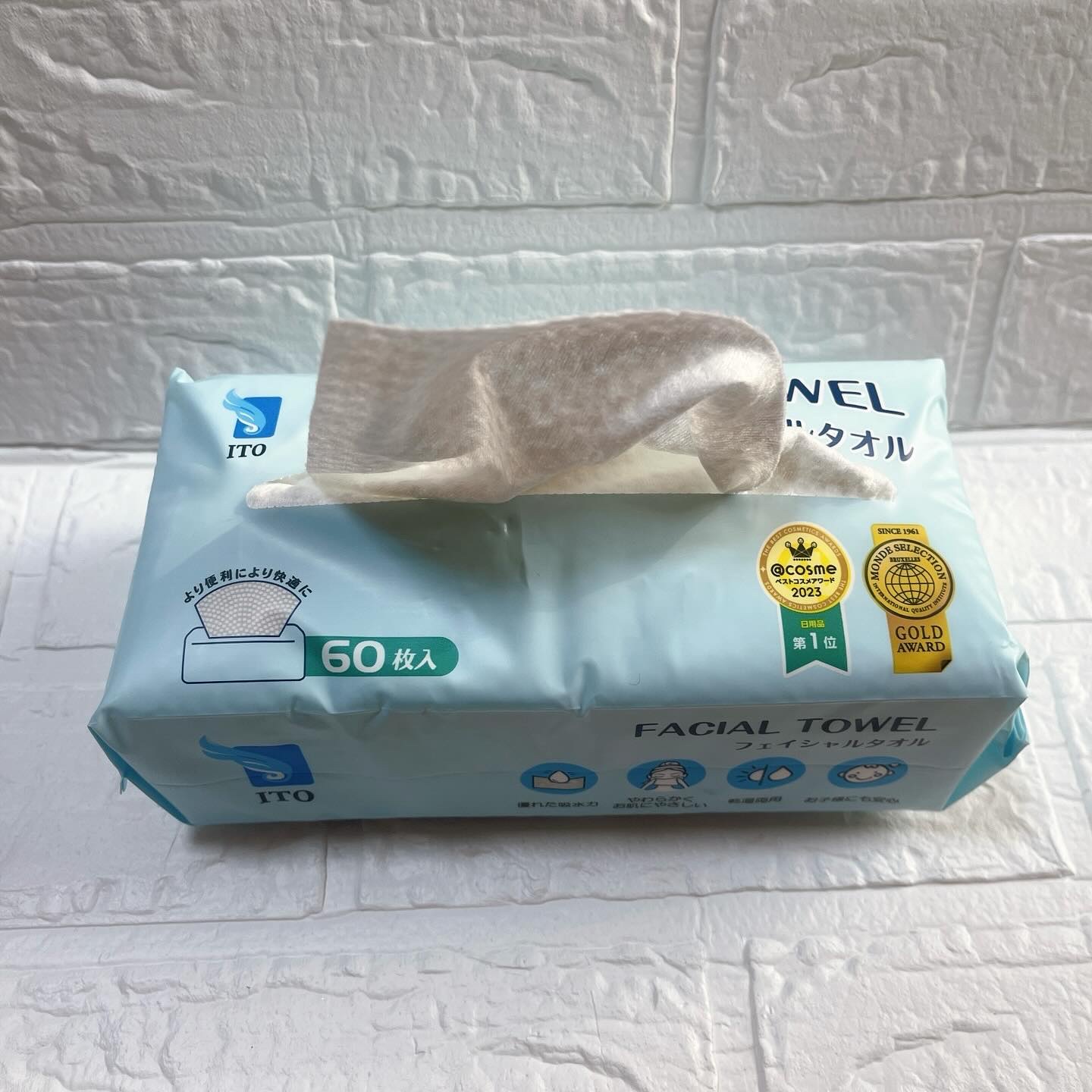 ITOフェイシャルタオル/ITO/クレンジングタオルを使ったクチコミ（2枚目）