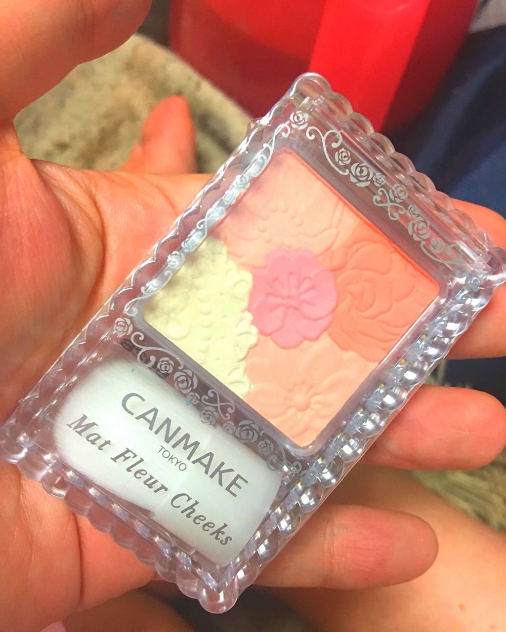 グロウフルールチークス/キャンメイク/パウダーチークを使ったクチコミ(1枚目)