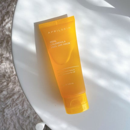 リアルカレンデュラピールオフパック/APRILSKIN/ピーリングを使ったクチコミ(1枚目)